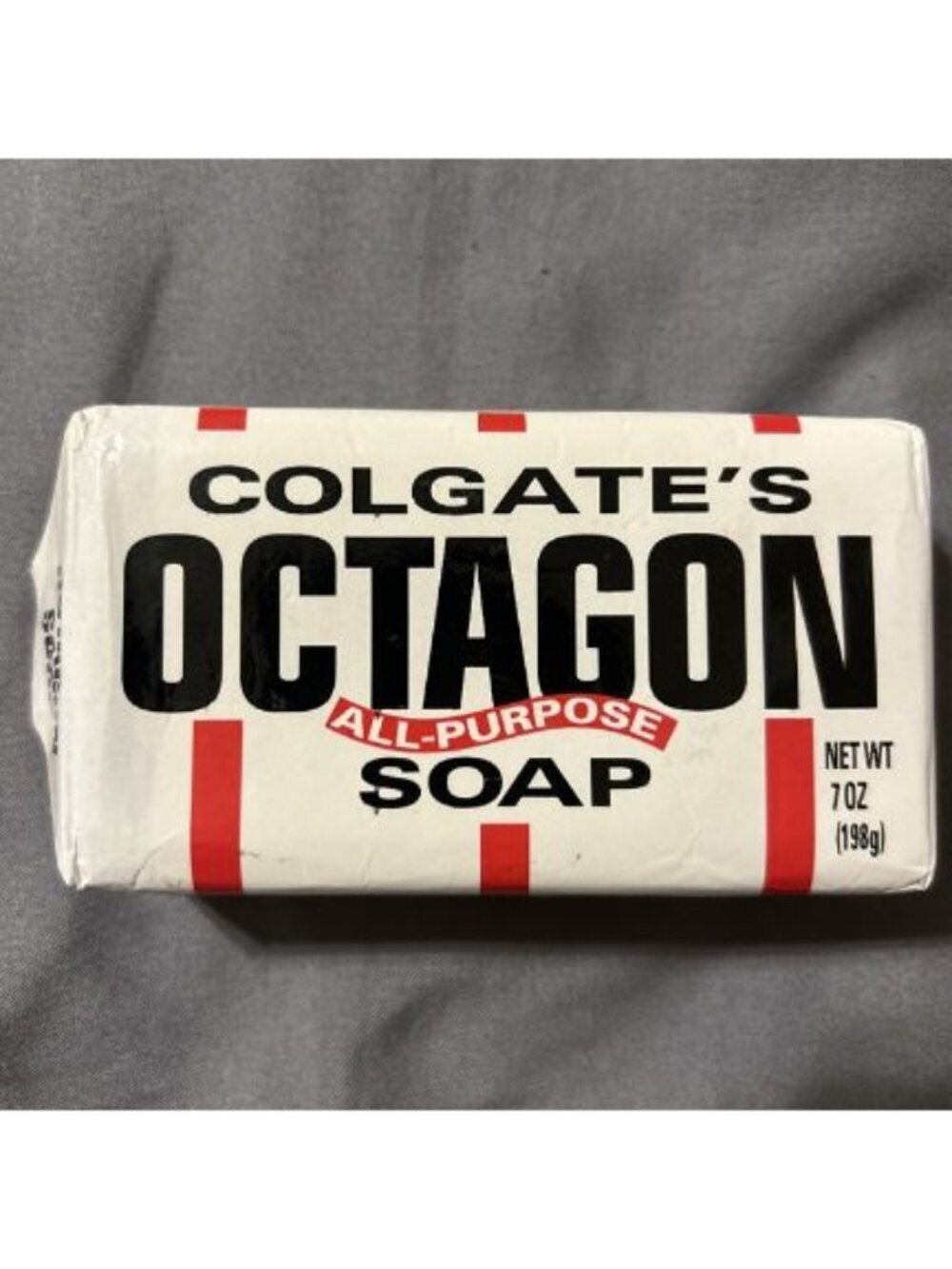 Vintage Colgate's Octagon All Purpose 7 Ounce Bar Soap NEW OLD STOCK - Sealed